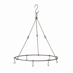 Esschert Design – metalowa szuszarka do kwiatów i ziół 35x35x40cm