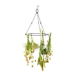 Esschert Design – metalowa szuszarka do kwiatów i ziół 35x35x40cm