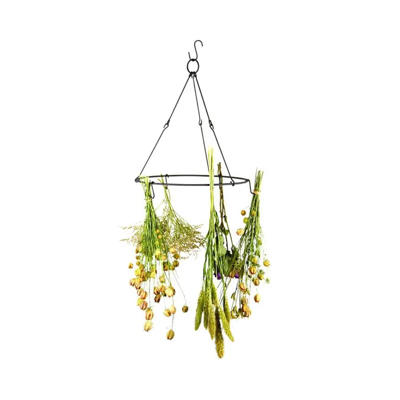 Esschert Design – metalowa szuszarka do kwiatów i ziół 35x35x40cm