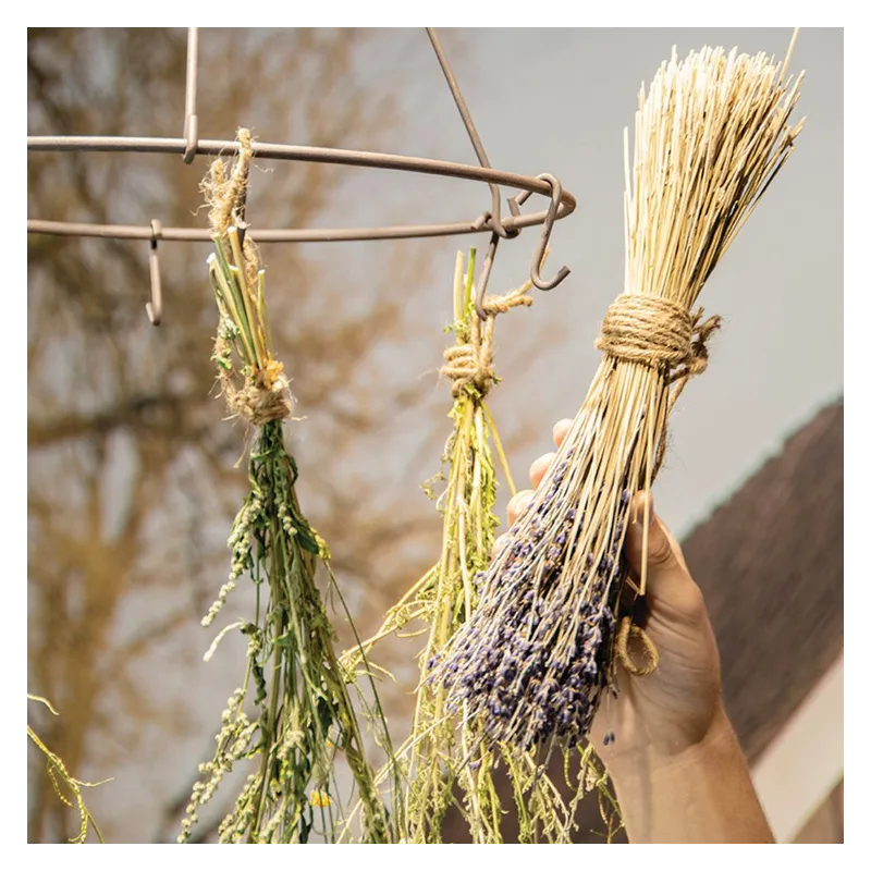 Esschert Design – metalowa szuszarka do kwiatów i ziół 35x35x40cm