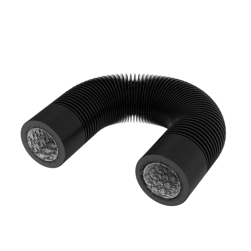 Croco Duct 100mm 2m - czarny przewód wentylacyjny 4-warstwowy nieprzepuszczający światła