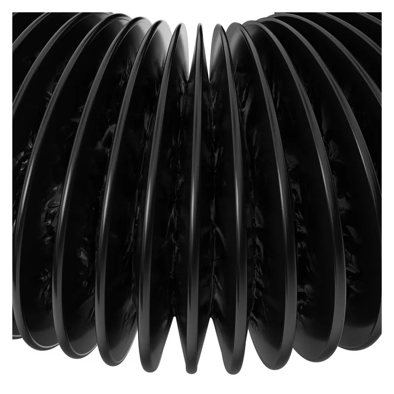 Croco Duct 100mm 2m - czarny przewód wentylacyjny 4-warstwowy nieprzepuszczający światła