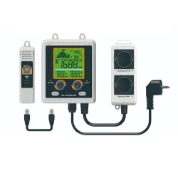 Miernik i kontroler CO₂ AQM-419 - Monitor CO2, temperatury i wilgotności z funkcją kontroli poziomu CO2