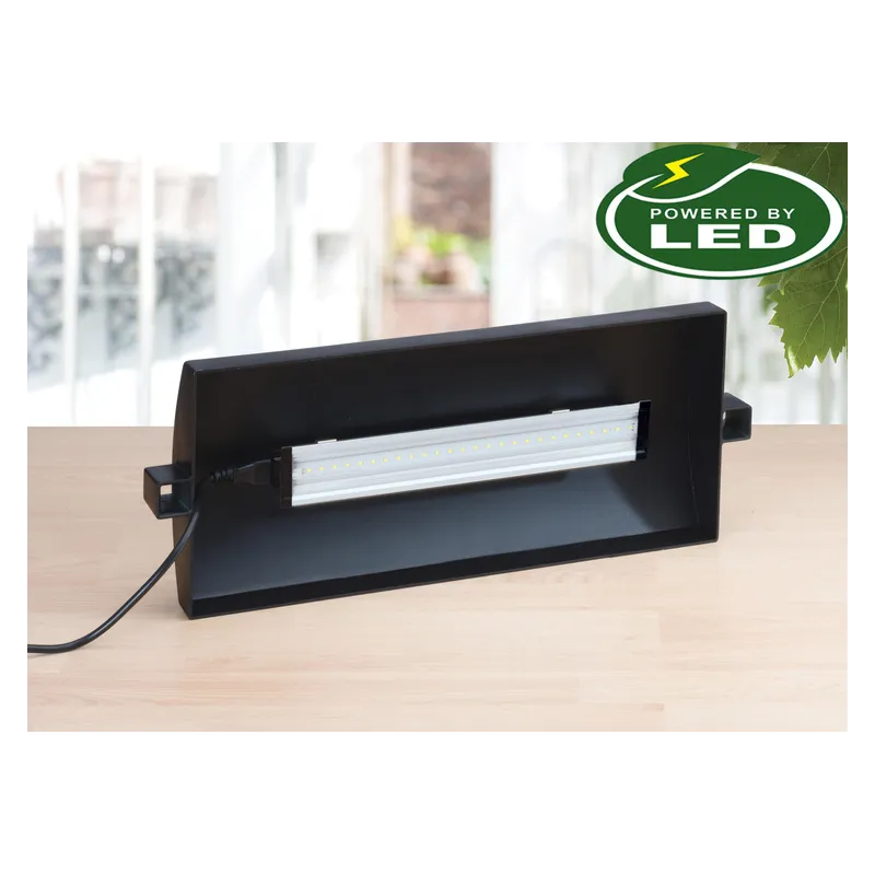 Garland Grow Light Garden - Mini Zielnik z Oświetleniem LED 8W Czarny 50x20x45cm