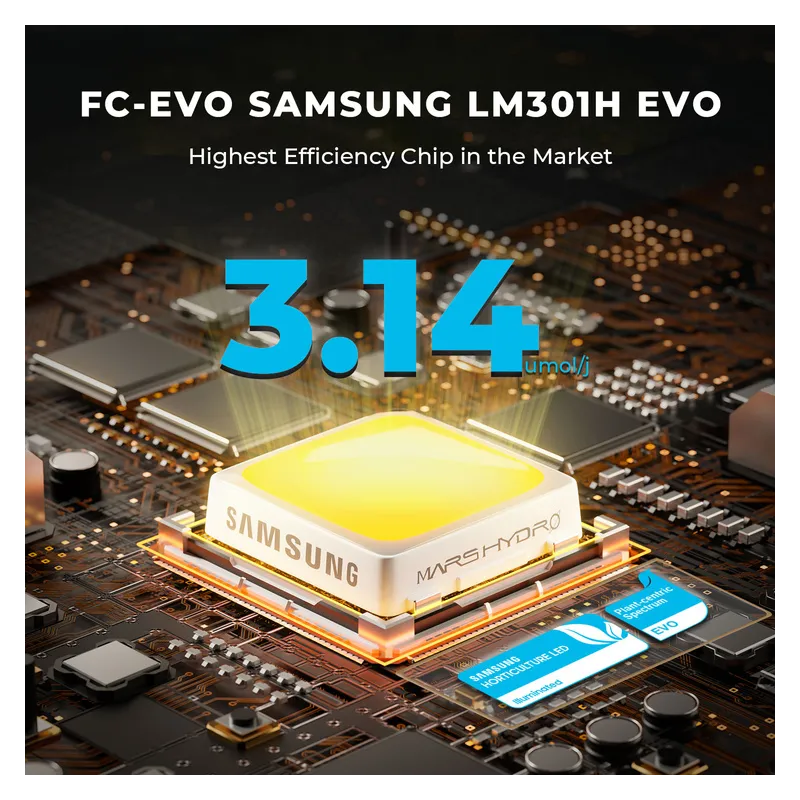 Mars Hydro Smart FC 6500-EVO Samsung LM301H 730W Lampa LED do uprawy roślin