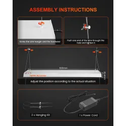 Spider farmer SF300 32W 60cm Osram - podłużna lampa LED do roślin (rekomendowana do sadzonek)