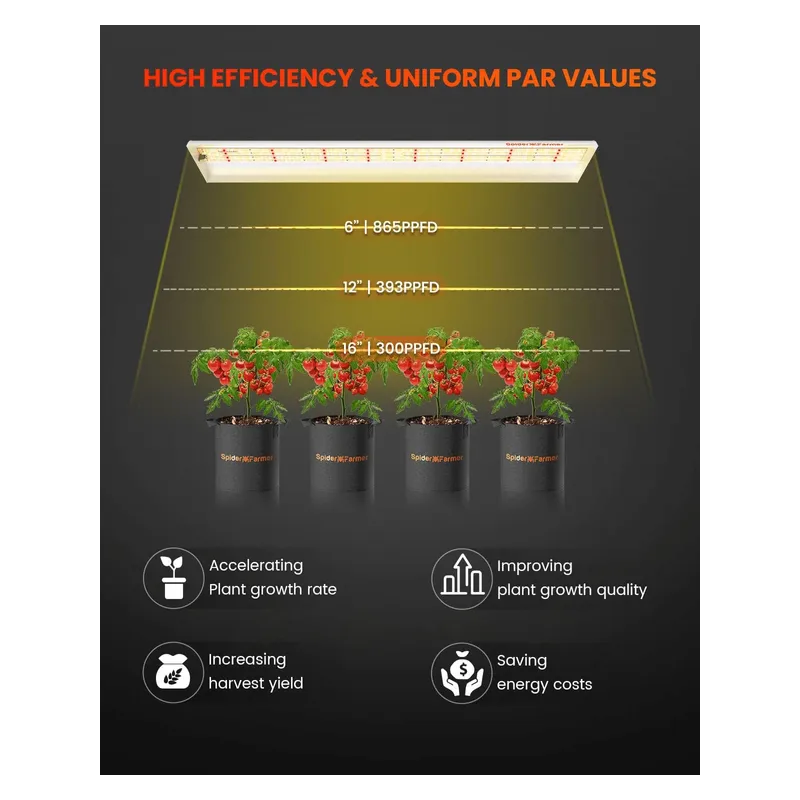 Spider farmer SF300 32W 60cm Osram - podłużna lampa LED do roślin (rekomendowana do sadzonek)