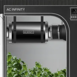 AC Infinity Inline Duct Silencer fi 200mm tłumik akustyczny