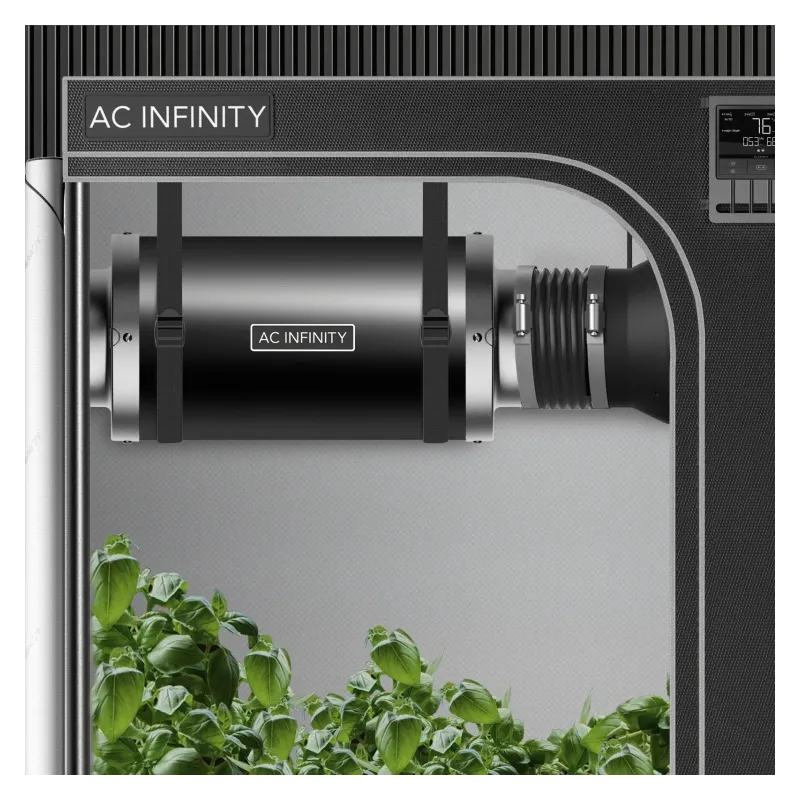 AC Infinity Inline Duct Silencer fi 200mm tłumik akustyczny