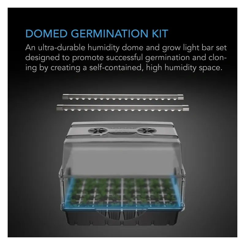 AC Infinity Propagator Premium 36x16x23 cm – regulowane oświetlenie LED + timer