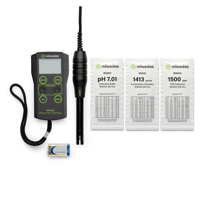 Milwaukee MW802 - miernik pH+EC wody / combo meter